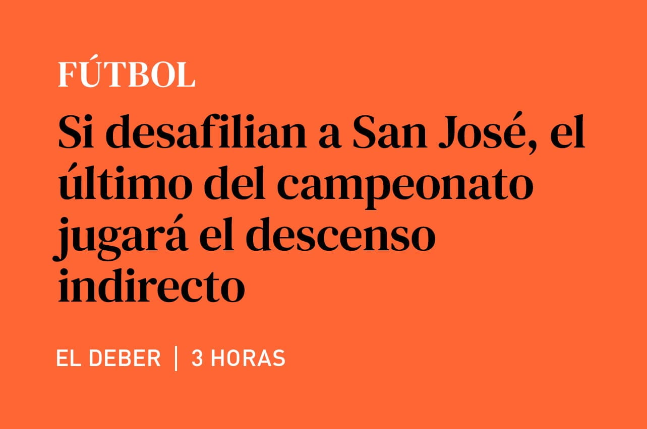 El Deber - Sección Diez