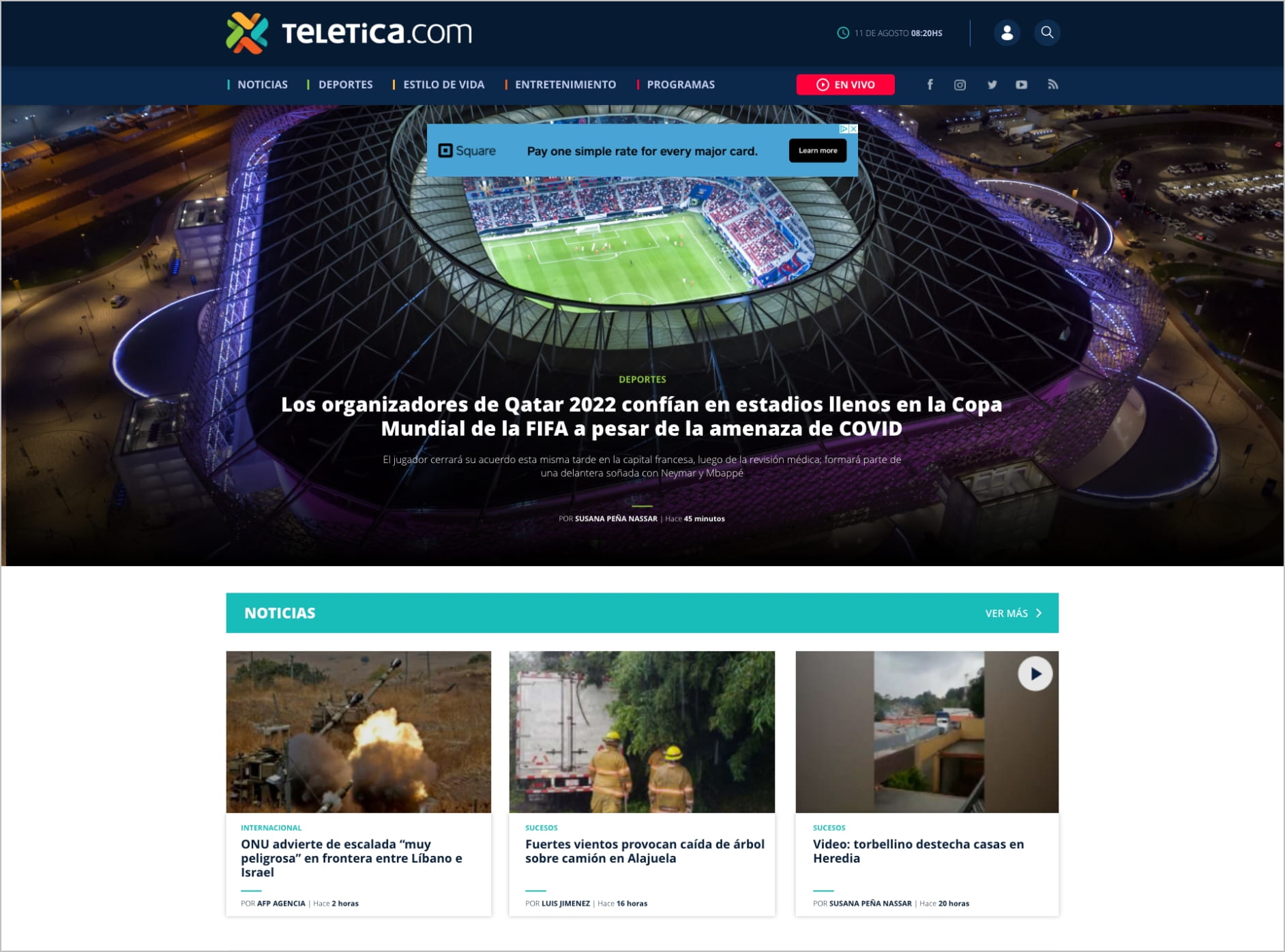 Teletica screencapture