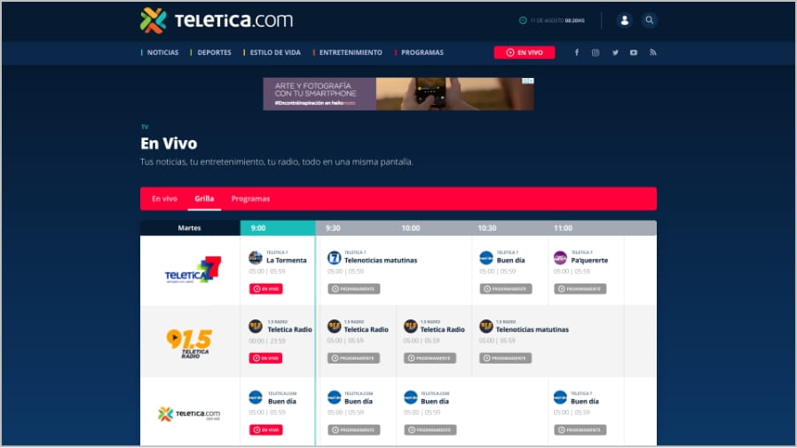 Teletica screencapture