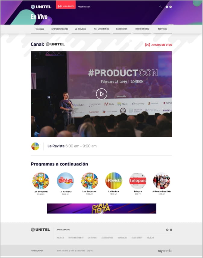 Unitel screencapture